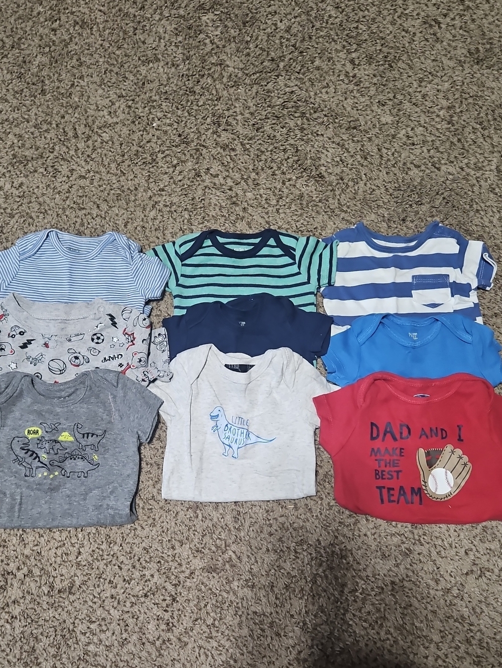 Carter's Baby Boy Short-Sleeve Bodysuits